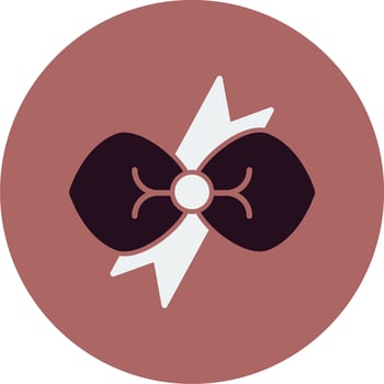 Ribbon Bow Vector Icon