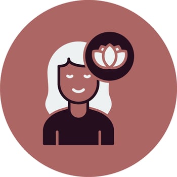 Calm Vector Icon