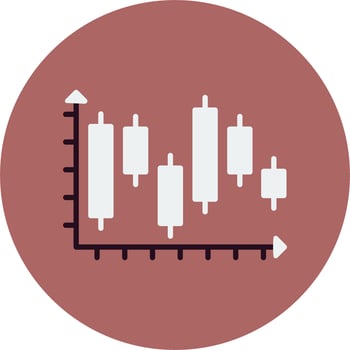 Japanese Candlestick Vector Icon