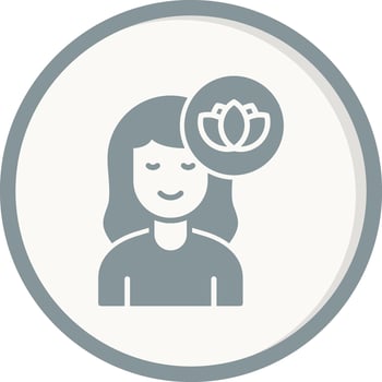 Calm Vector Icon