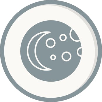 Moon Vector Icon