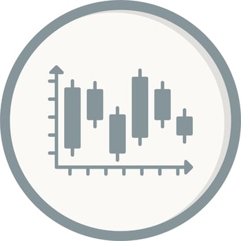Japanese Candlestick Vector Icon