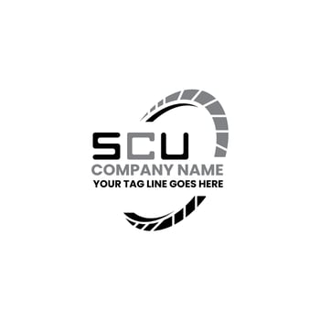 SCU letter logo vector design, SCU simple and modern logo. SCU luxurious alphabet design
