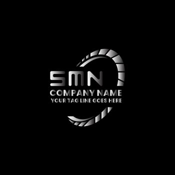 SMN letter logo vector design, SMN simple and modern logo. SMN luxurious alphabet design