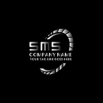 SMS letter logo vector design, SMS simple and modern logo. SMS luxurious alphabet design