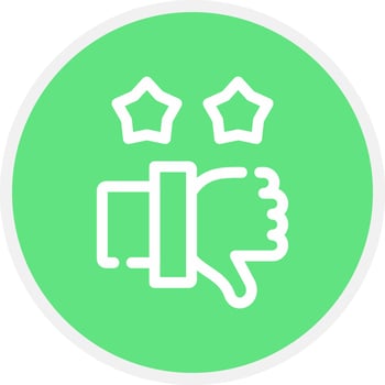 Negative Consequences Creative Icon Design vector