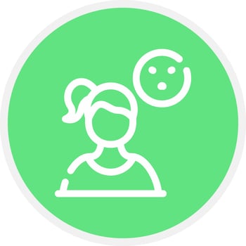 Amused Creative Icon Design vector