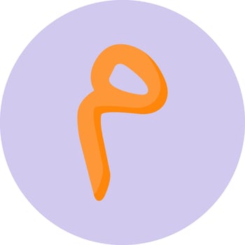 Arabic Language Vector Icon