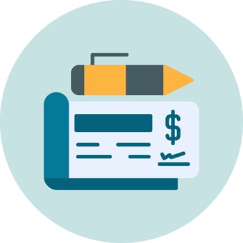 Checkbook Vector Icon