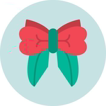 Ribbon Bow Vector Icon