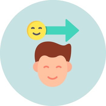 Happy Vector Icon