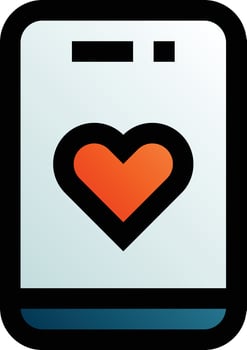 heart  vector icon download . eps