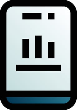 Chart  vector icon download . eps