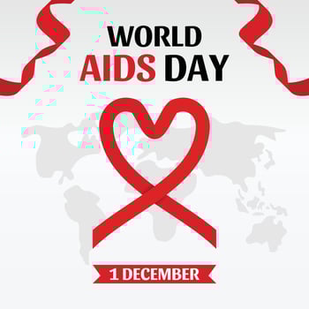 world aids day background, vector replaceable. design for banner, poster, social media, flyer, web.