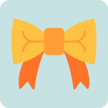 Ribbon Bow Vector Icon