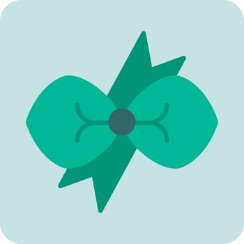 Ribbon Bow Vector Icon