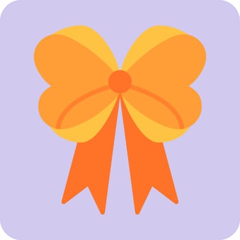 Ribbon Bow Vector Icon
