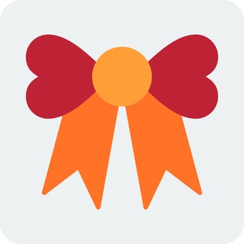 Ribbon Bow Vector Icon