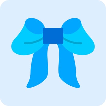 Ribbon Bow Vector Icon