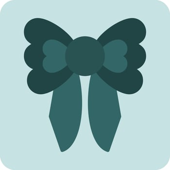Ribbon Bow Vector Icon