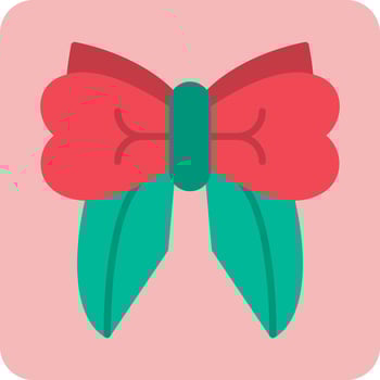 Ribbon Bow Vector Icon