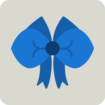 Ribbon Bow Vector Icon