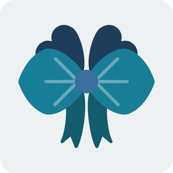 Ribbon Bow Vector Icon