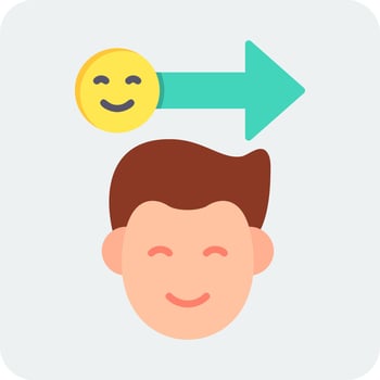 Happy Vector Icon