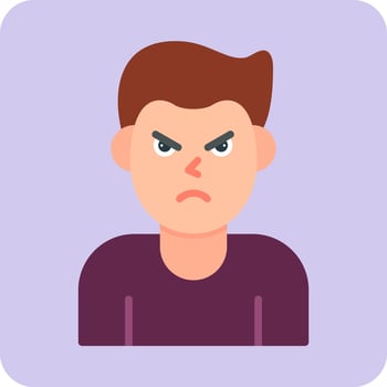 Angry Vector Icon