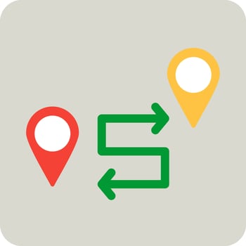 Route Vector Icon