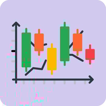 Japanese Candlestick Vector Icon