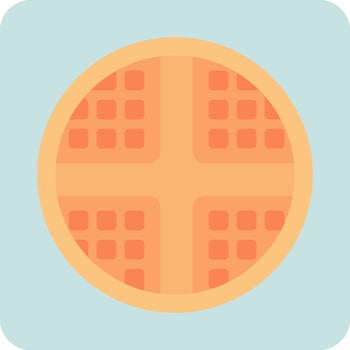 Waffle Vector Icon