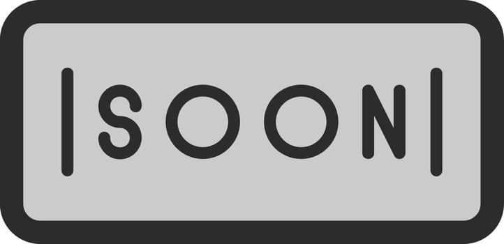 Soon Vector Icon