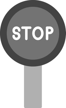 Stop Sign Vector Icon
