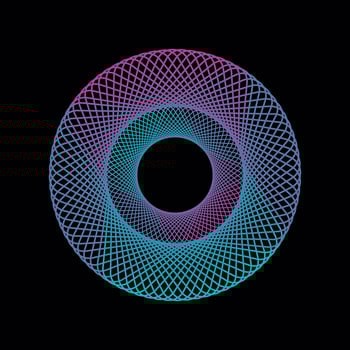 Spirograph graphic design vector