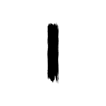 Paint Brush or Brush Stroke Silhouette, can use for template, lay out, background, art illustration,  advertisement space, or graphic design element. Vector Illustration