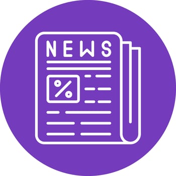 Newspaper Vector Icon