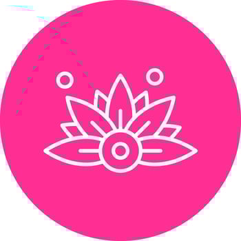 Lotus Flower Vector Icon