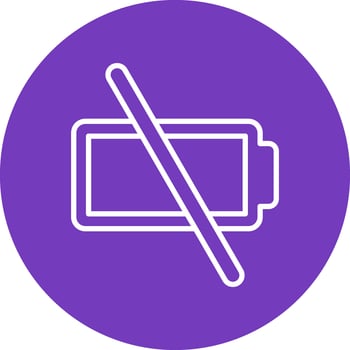 Empty Battery Vector Icon