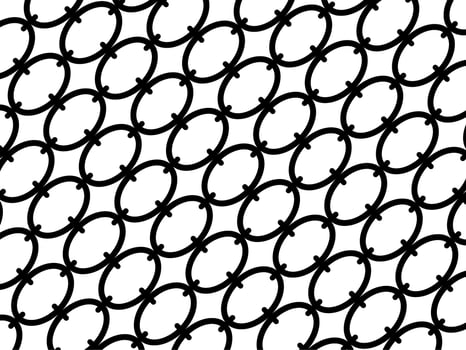 Oval Shaped Motifs Pattern, can use for Decoration, Ornate, Wallpaper, Background, Tile, Floor, Textile, Fabric, Fashion, Wrapping or Graphic Design Element. Vector Illustration