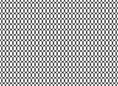 Oval Shaped Motifs Pattern, can use for Decoration, Ornate, Wallpaper, Background, Tile, Floor, Textile, Fabric, Fashion, Wrapping or Graphic Design Element. Vector Illustration