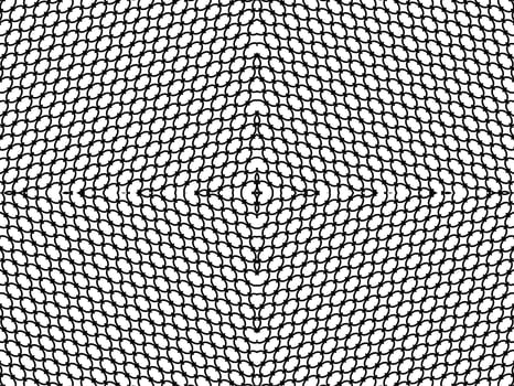 Oval Shaped Motifs Pattern, can use for Decoration, Ornate, Wallpaper, Background, Tile, Floor, Textile, Fabric, Fashion, Wrapping or Graphic Design Element. Vector Illustration