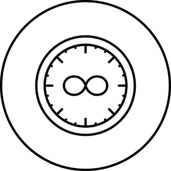 Time Loop Vector Icon