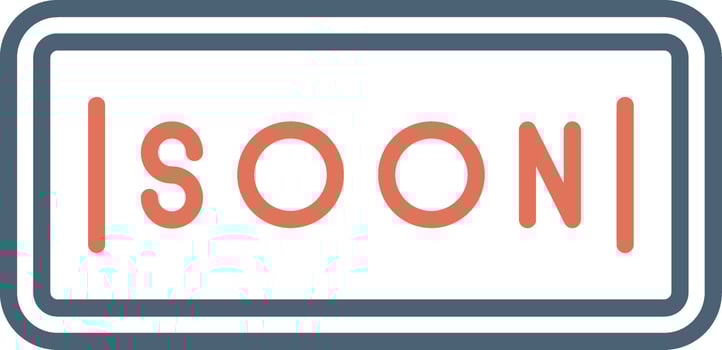 Soon Vector Icon