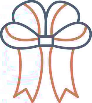 Ribbon Bow Vector Icon