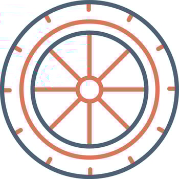 Wheel Vector Icon