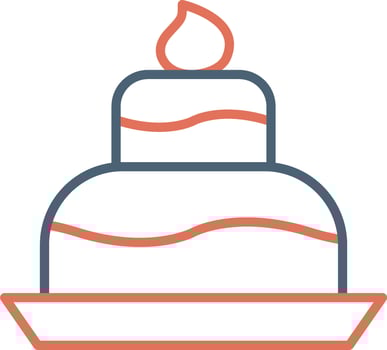Wedding Cake Vector Icon
