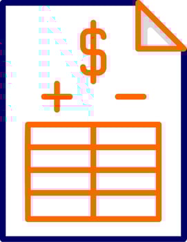 Balance Sheet Vector Icon