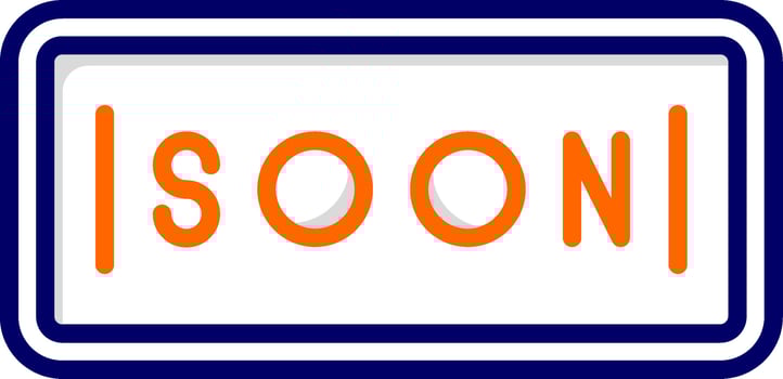 Soon Vector Icon