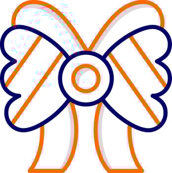 Ribbon Bow Vector Icon